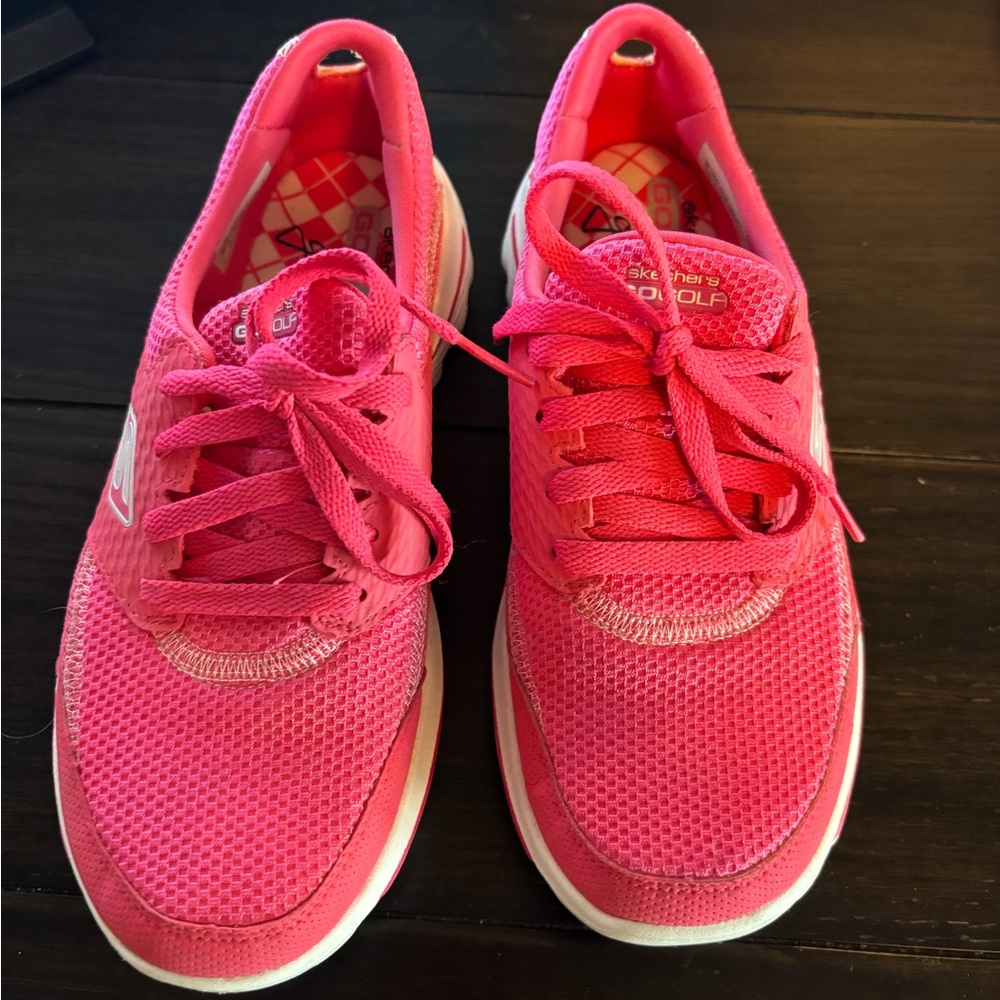 Women's Sketcher’s Pink Golf Shoes